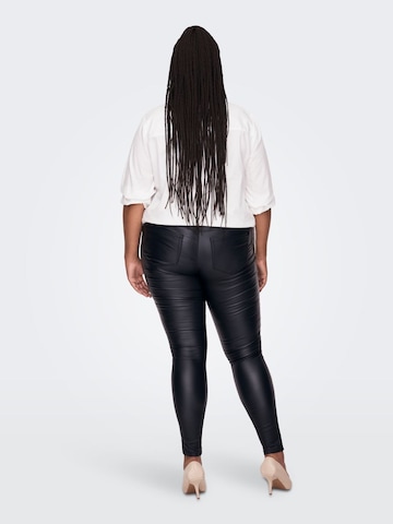 ONLY Carmakoma Skinny Broek 'Punk' in Blauw