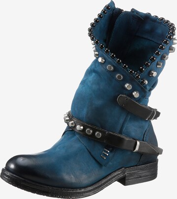 A.S.98 Boots in Blue: front