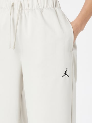 Jordan Szeroka nogawka Spodnie w kolorze biały