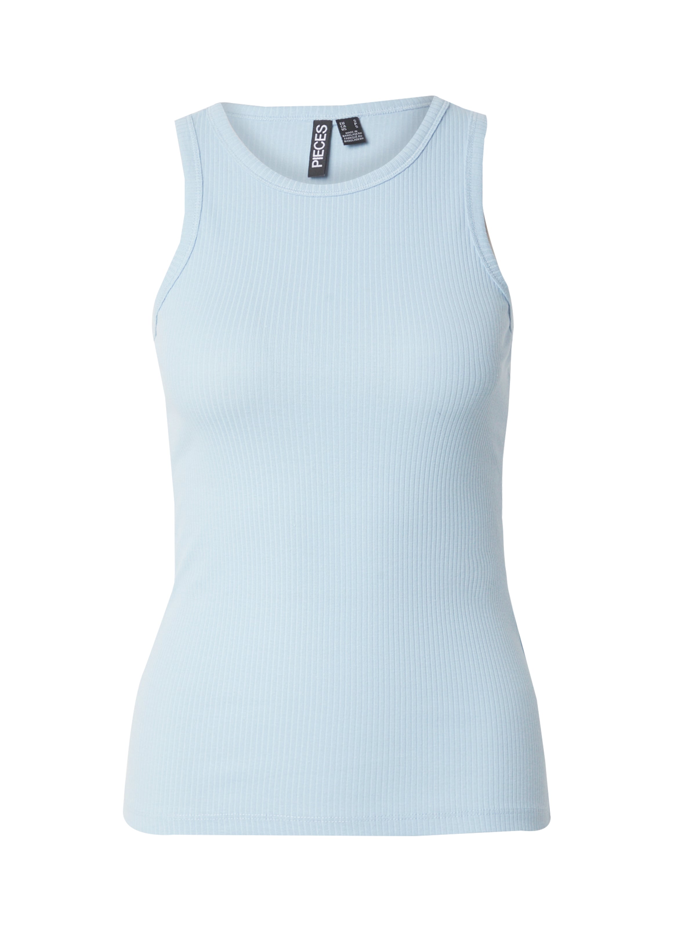 PIECES Top &#x27;PCRUKA&#x27; in Blau: Vorderseite