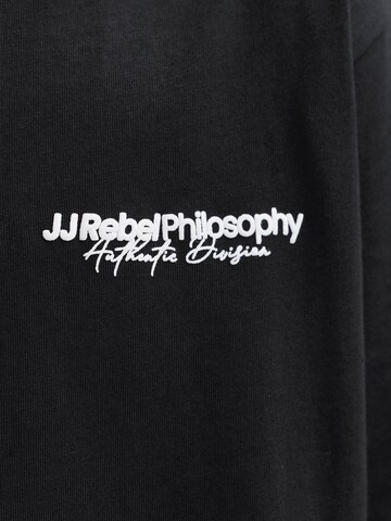 JJ Rebel - Camiseta 'JREBZACK' en negro