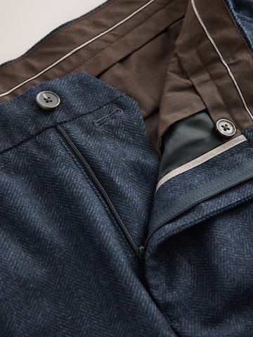 Next Regular Trousers with creases 'Nova Fides' in Blue