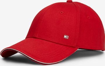 Casquette TOMMY HILFIGER en rouge : devant