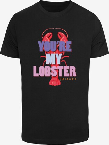 Maglietta 'Friends - My Lobster' di ABSOLUTE CULT in nero: frontale