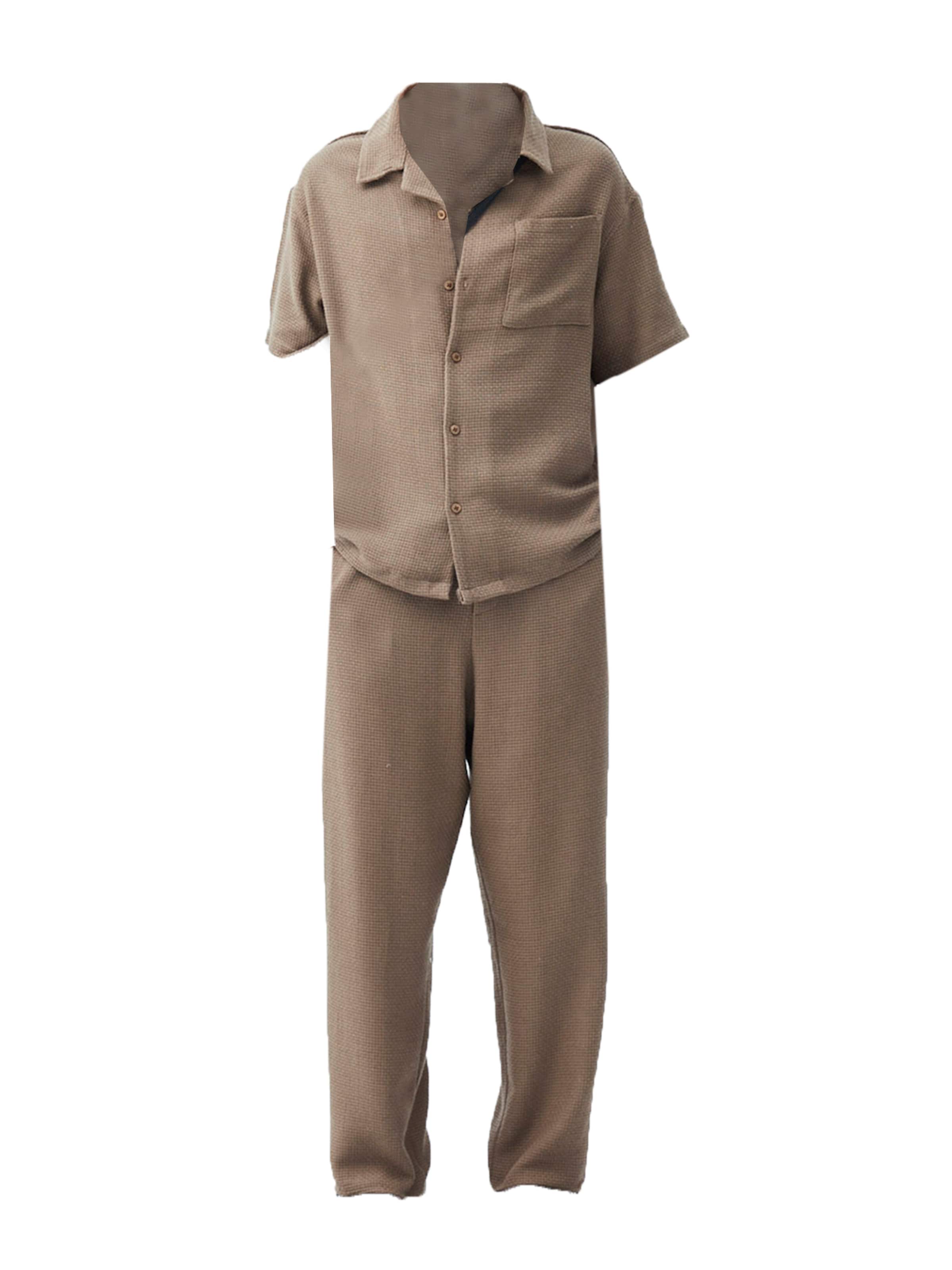 VAMOS CLO Штаны 'Tarn' в Коричневый: спереди