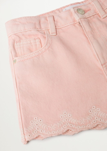 MANGO KIDS Normální Džíny 'Berta' – pink