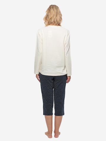 SCHIESSER Pyjama 'Organic Cotton' in Wit