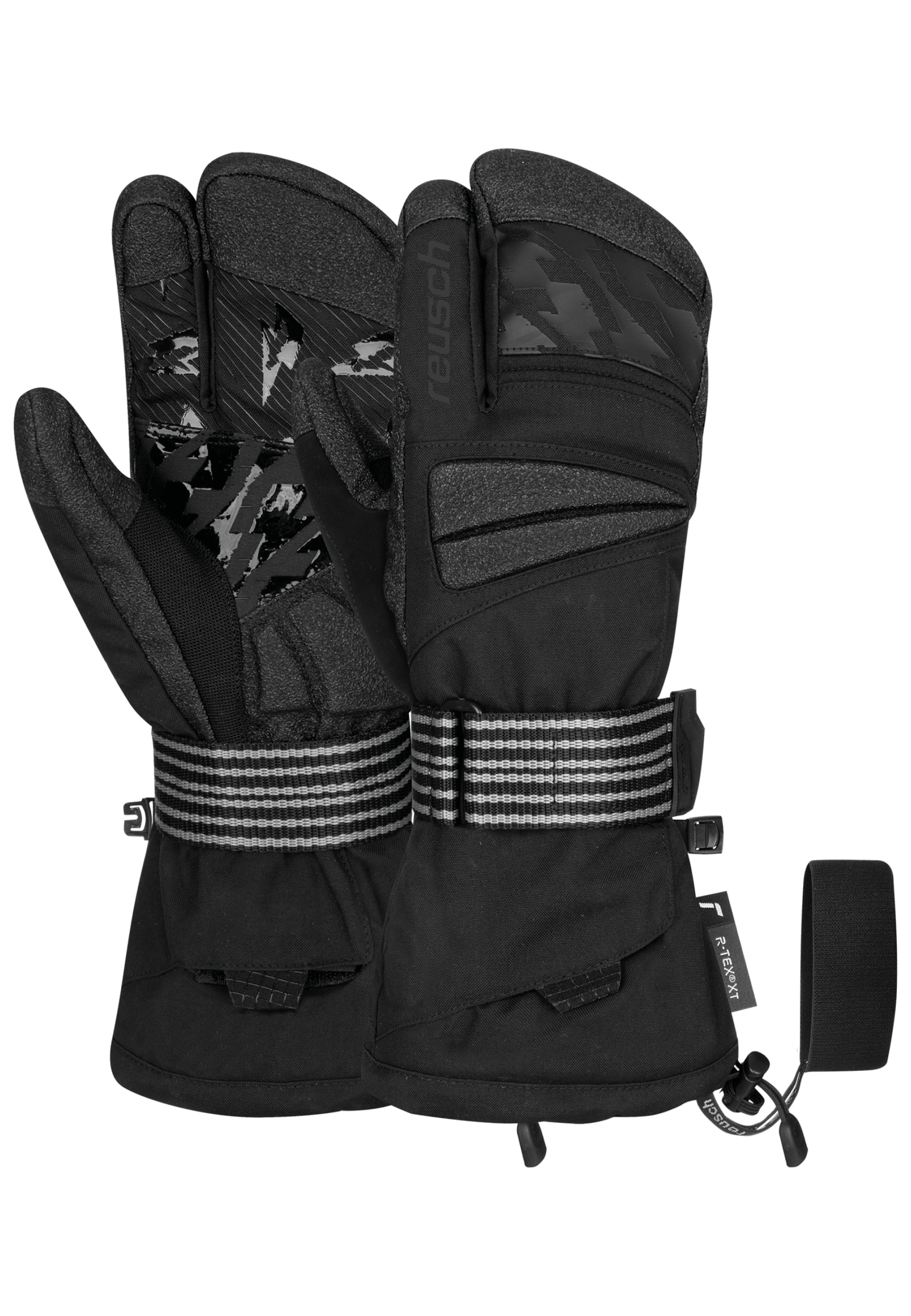 REUSCH 3-Finger-Handschuhe 'Sweeber III R-TEX® XT Lobster' in Schwarz: Vorderseite