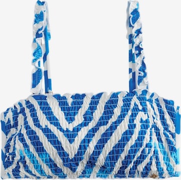 Next Bandeau Bikinitoppi värissä sininen: etupuoli