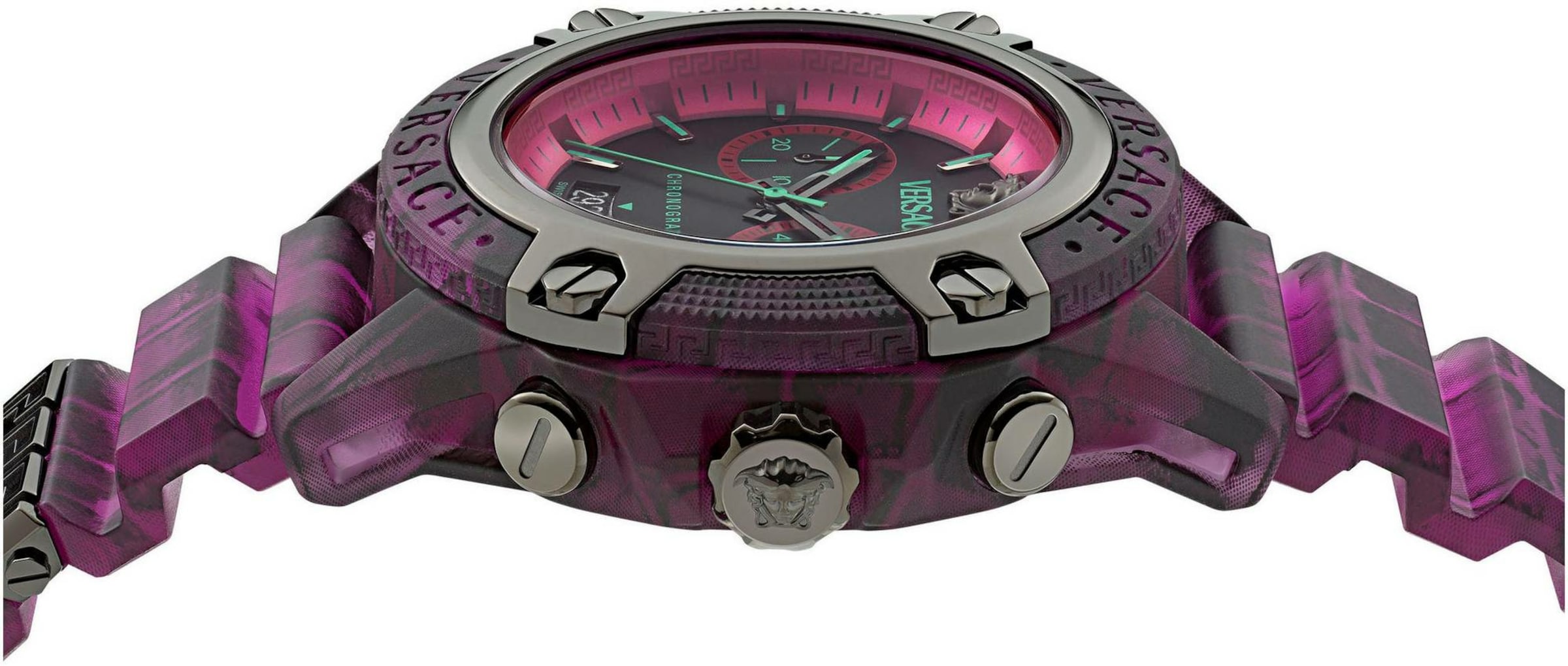 VERSACE Uhr 'Icon Active ' in Lila