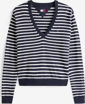 Tommy Jeans Свитер 'Essential' в Синий: спереди