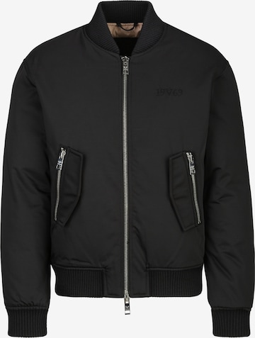 19V69 ITALIA Between-Season Jacket 'Camillo Street' in Black: front