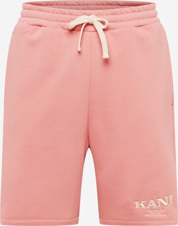 Karl Kani Regular Shorts in Pink: predná strana