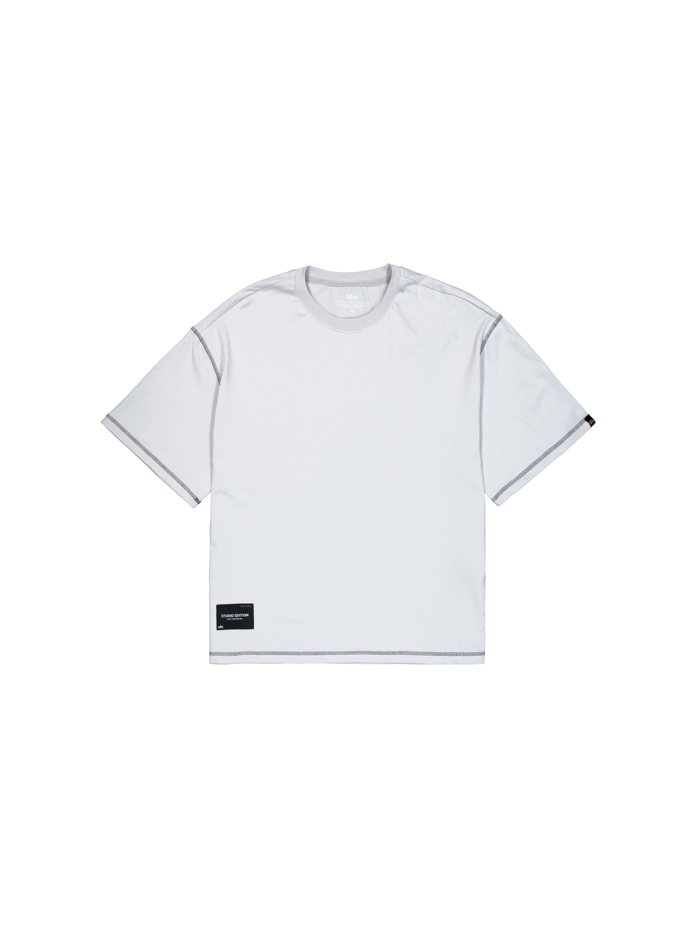 ALPHA INDUSTRIES Bluser & t-shirts 'Studio' i grå: forside