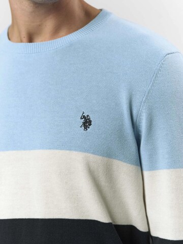 U.S. POLO ASSN. Pullover ' Rene ' in Blau