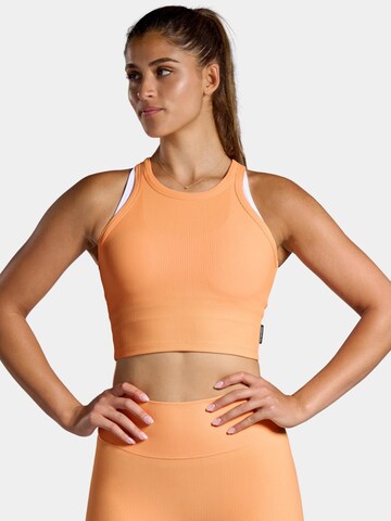 nordicdots Sports top 'Rib' in Orange: front
