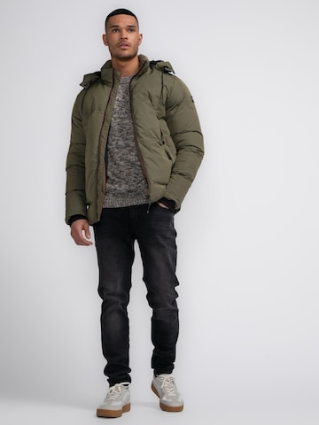 Petrol Industries Between-season jacket 'Angoon' in Green: front
