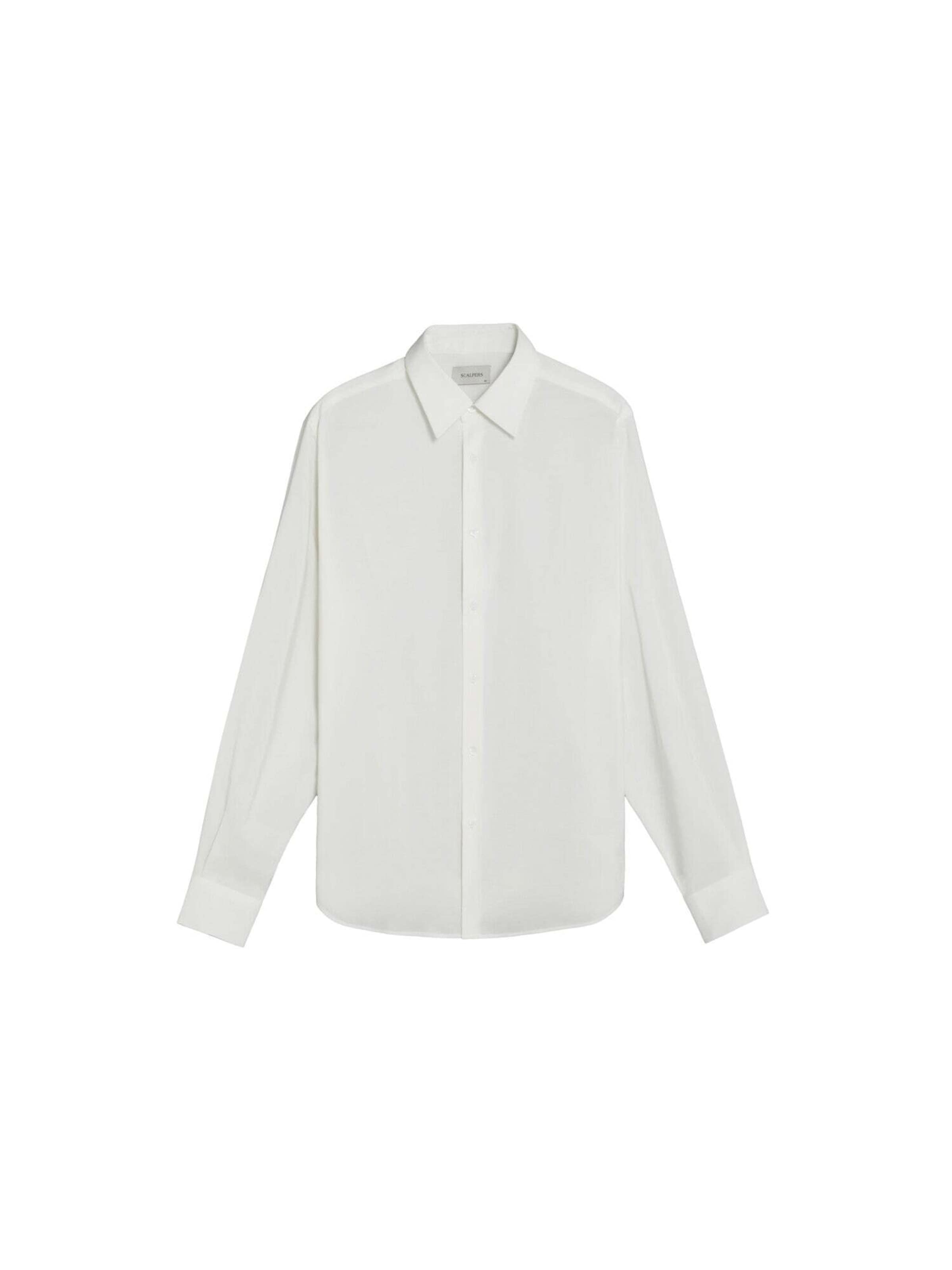 Coupe regular Chemise ' ' Scalpers en blanc : devant