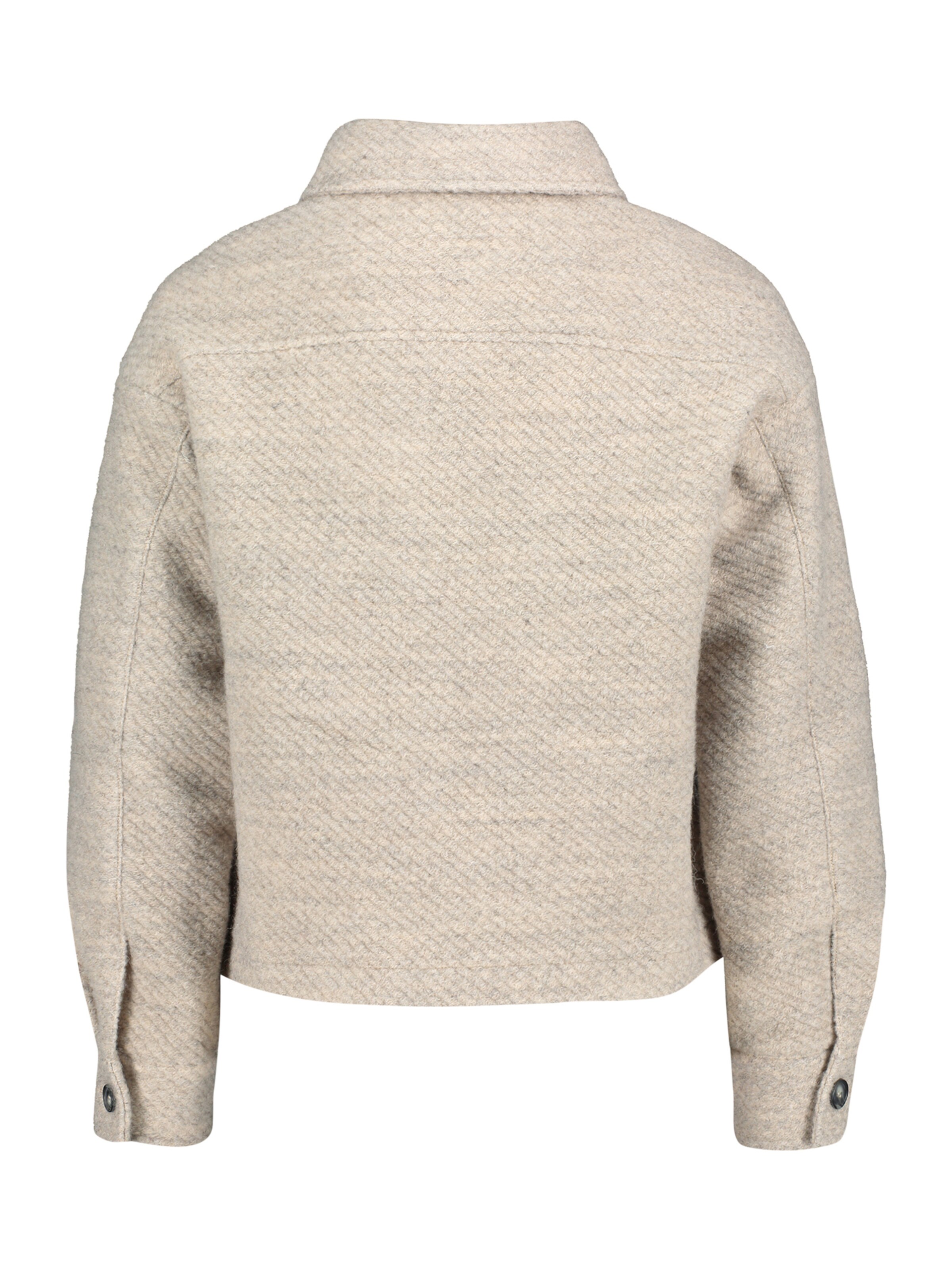 Cartoon Tussenjas in Grijs: voorkant