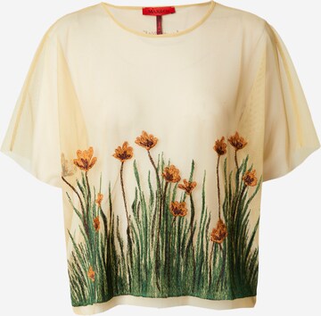 MAX&Co. Shirt 'SPRINGBLOSSOM' in Geel: voorkant