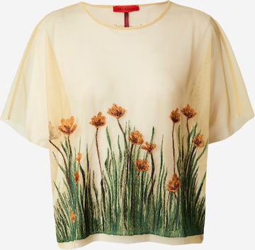 MAX&Co. Shirt 'SPRINGBLOSSOM' in Geel: voorkant