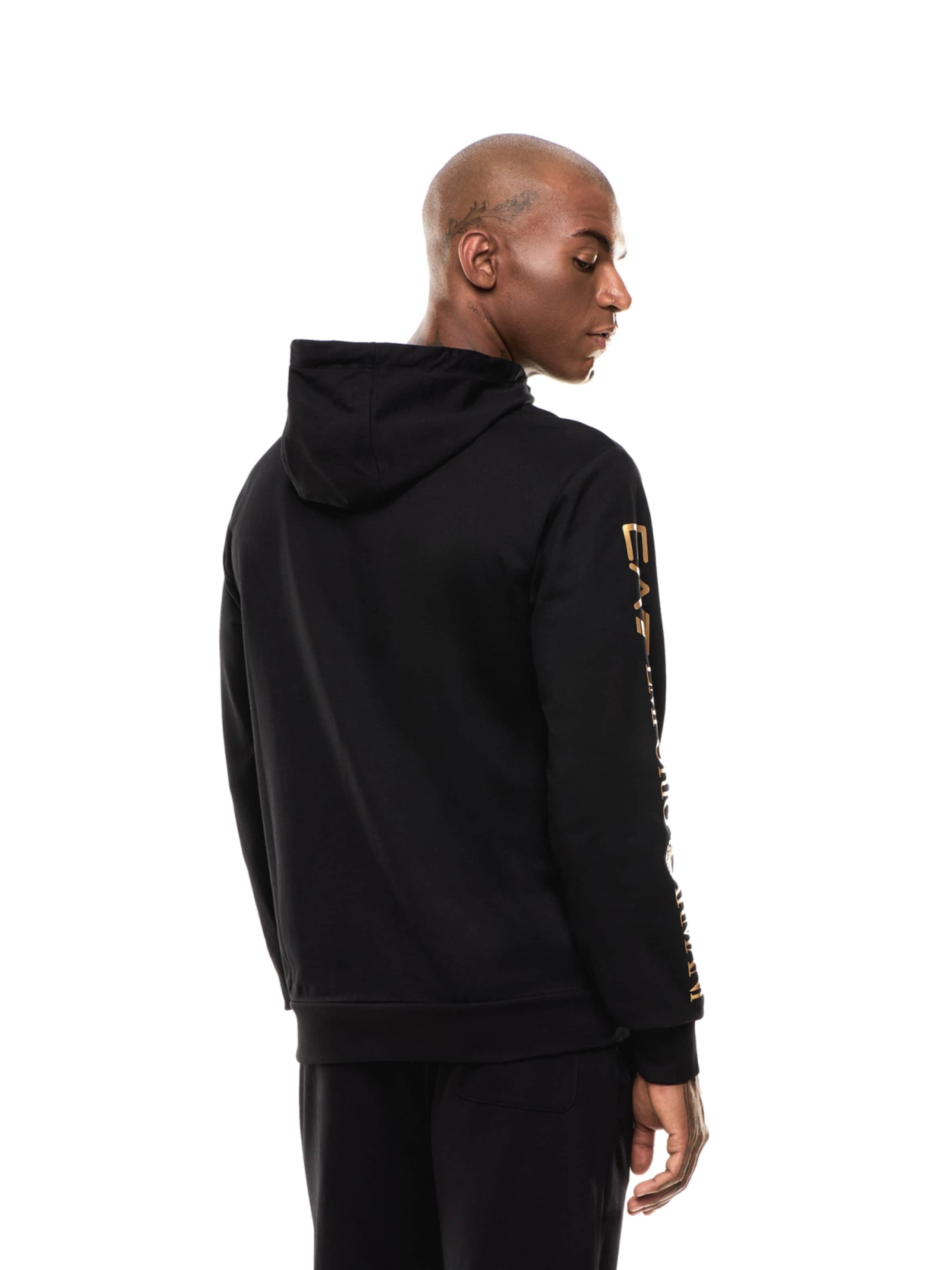 Giacca di felpa di EA7 Emporio Armani in nero