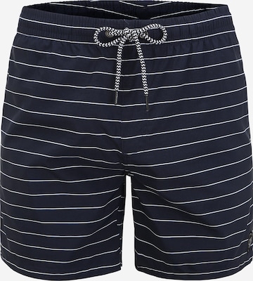 PROTEST Board shorts 'SHARIF' in Blue: front