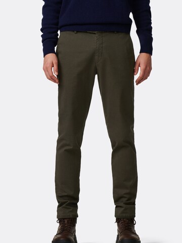 MMXGERMANY Slim fit Chino Pants in Green: front