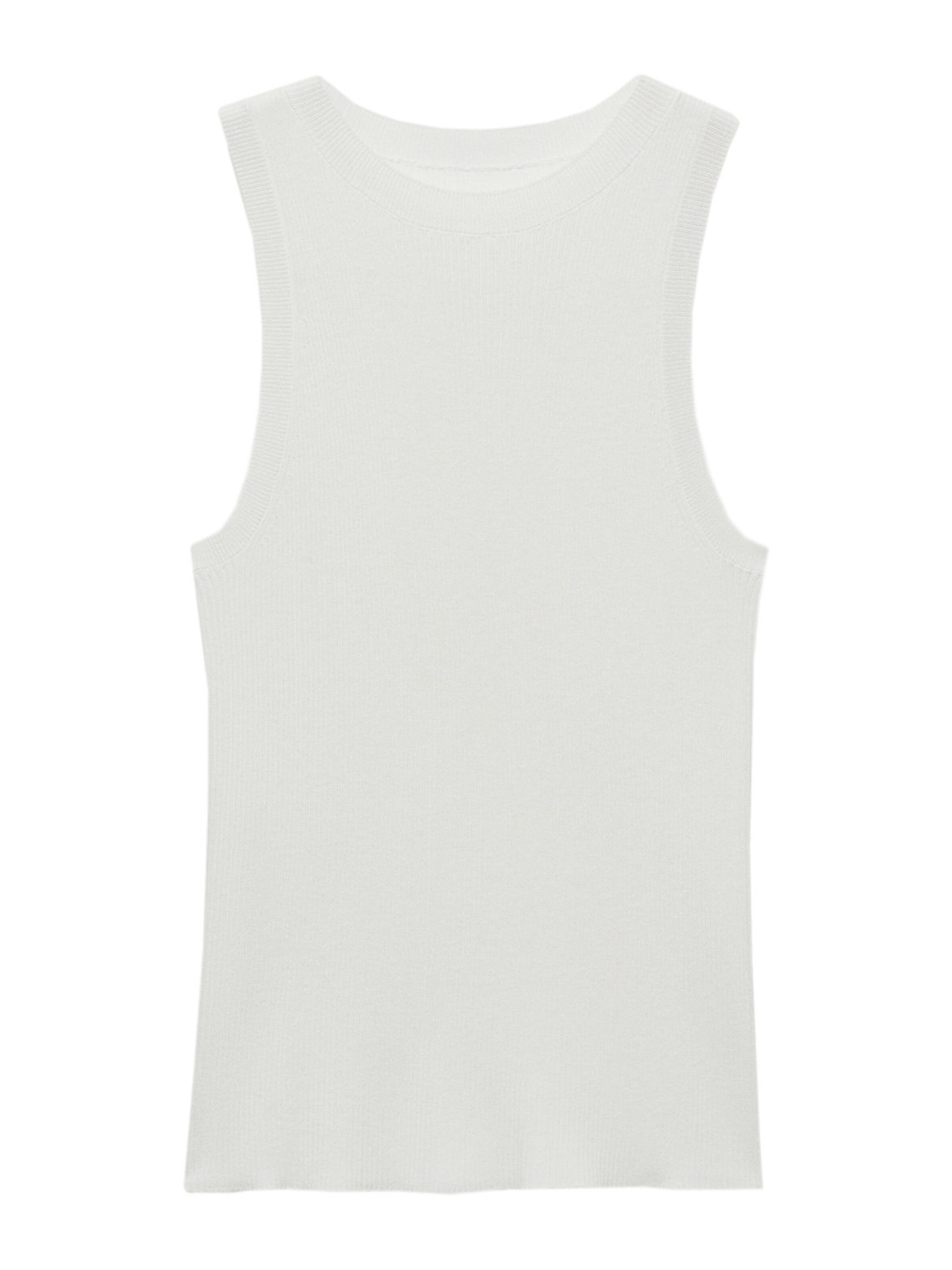 MANGO Kardigany 'KARL' – bílá: přední strana