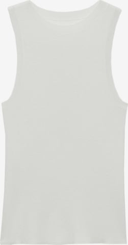 MANGO Knitted top 'KARL' in White: front
