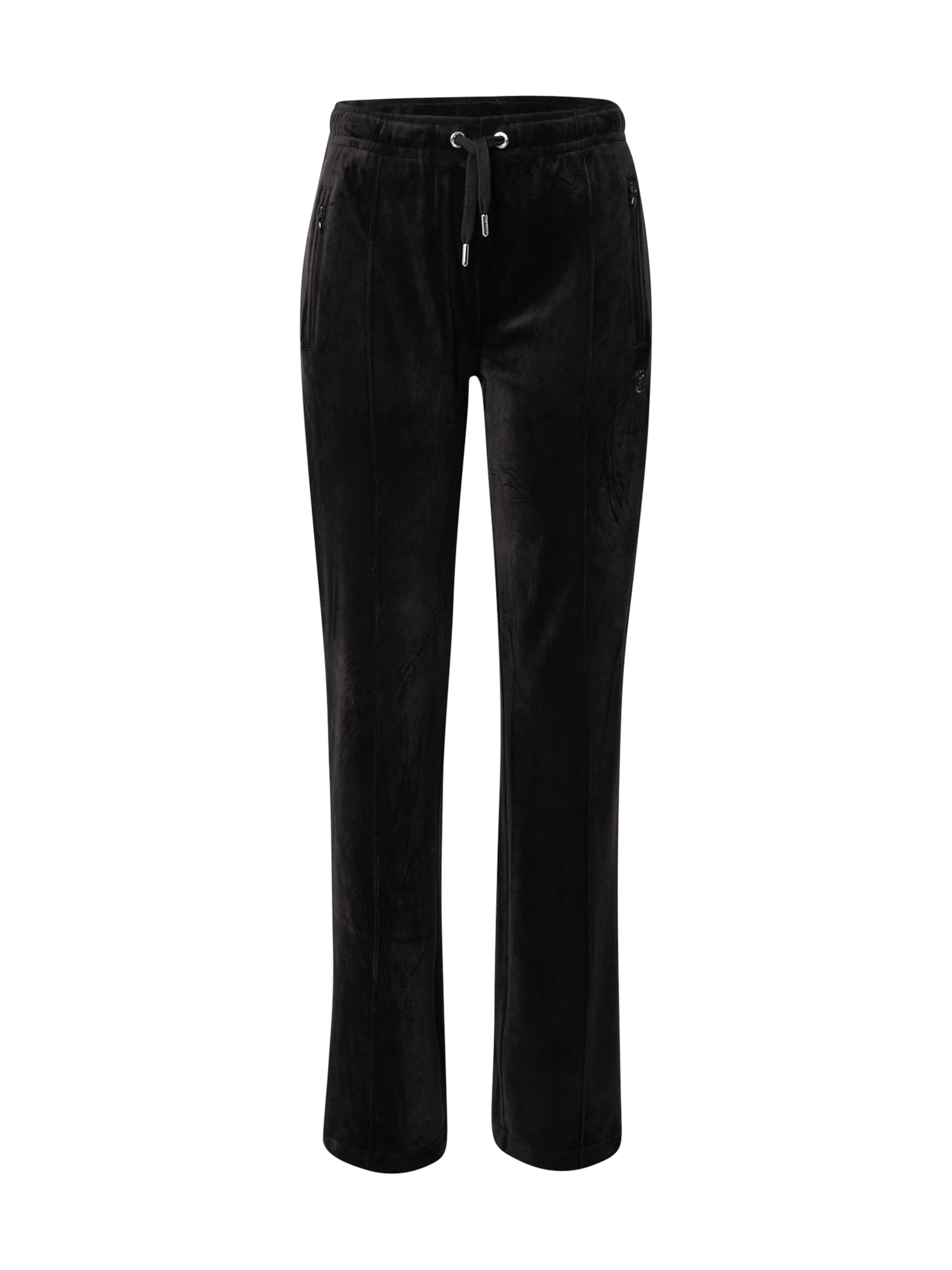 Loosefit Pantalon 'Tina' Juicy Couture en noir : devant