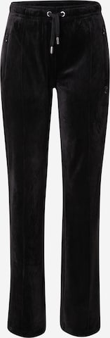 Loosefit Pantaloni 'Tina' de la Juicy Couture pe negru: față