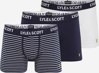 sötétkék / aranysárga / fehér Lyle & Scott Boxeralsók 'ETHAN', Termék nézet