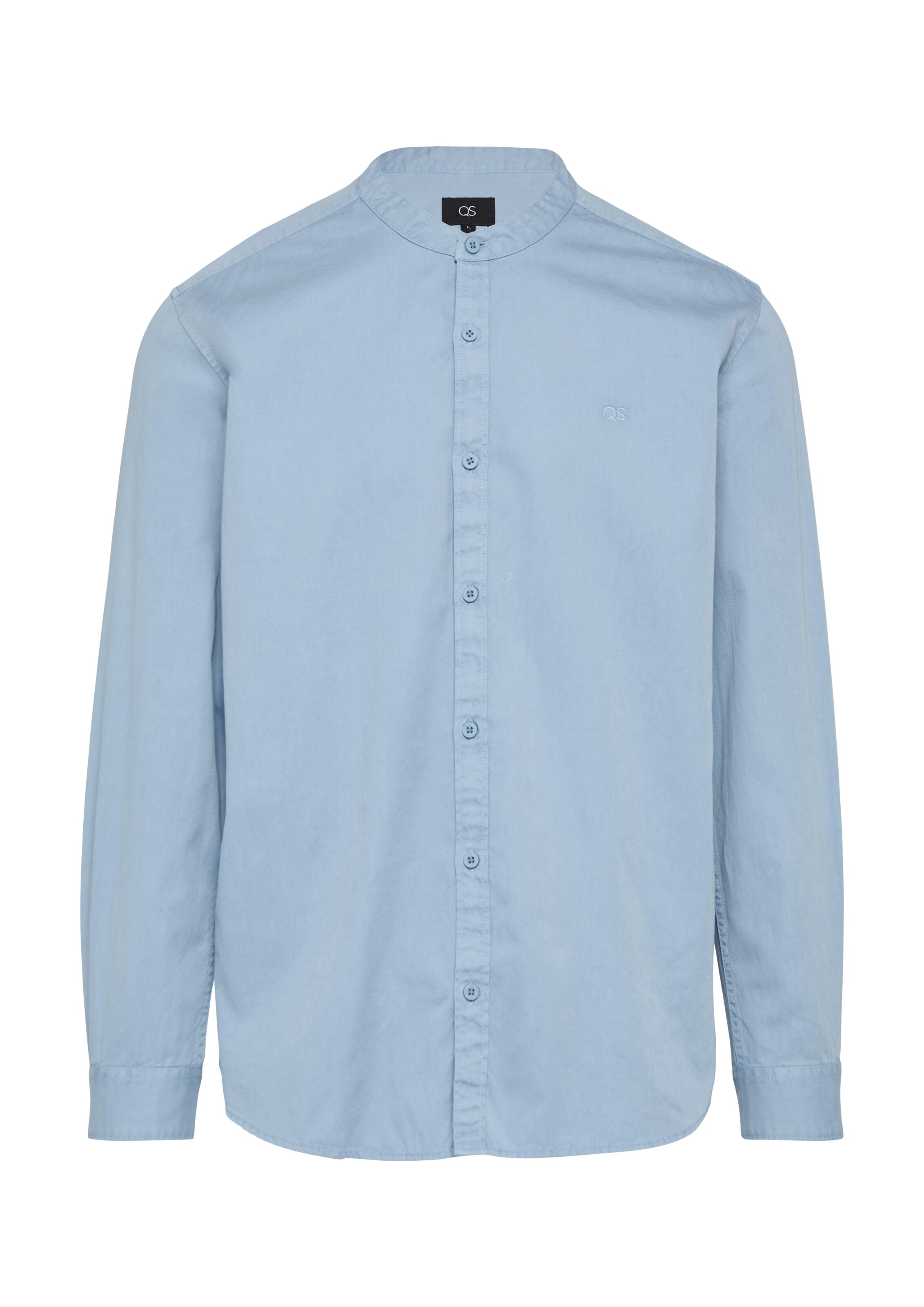 QS Regular fit Overhemd in Blauw: voorkant