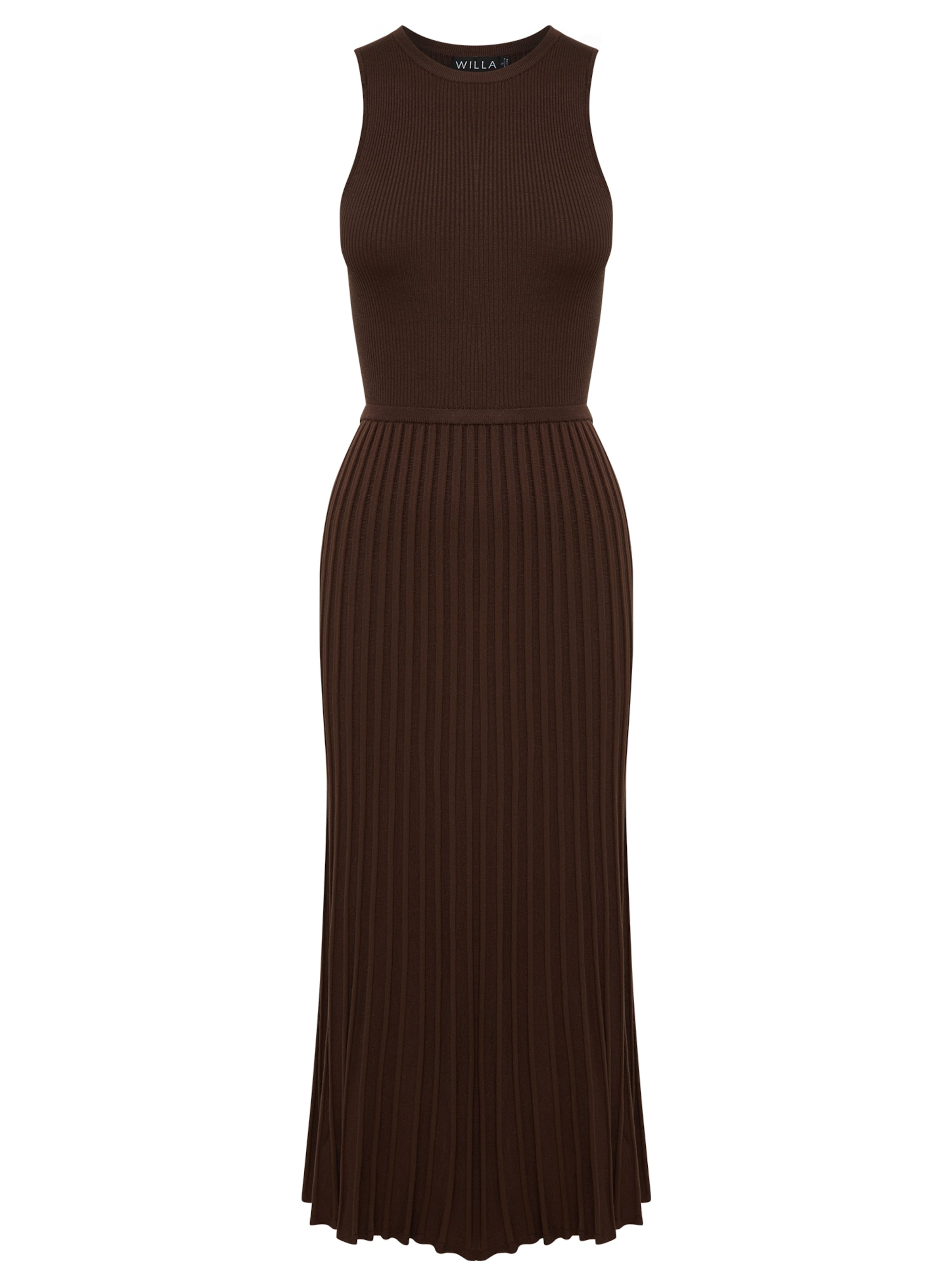 Willa Knit dress 'LYRIC' in Brown: front