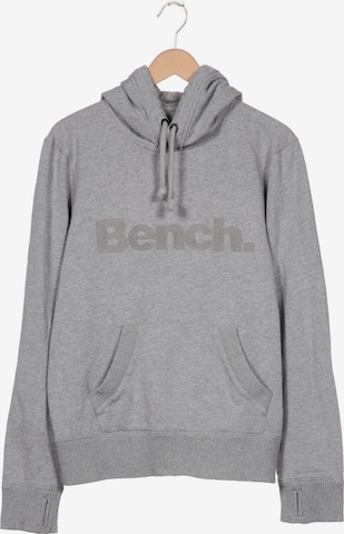 BENCH Sweatshirt & Zip-Up Hoodie in L in Grey: front