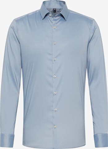 ETERNA Slim fit Business Shirt in Blue: front