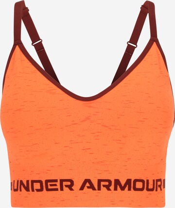 Soutien-gorge de sport UNDER ARMOUR en orange : devant