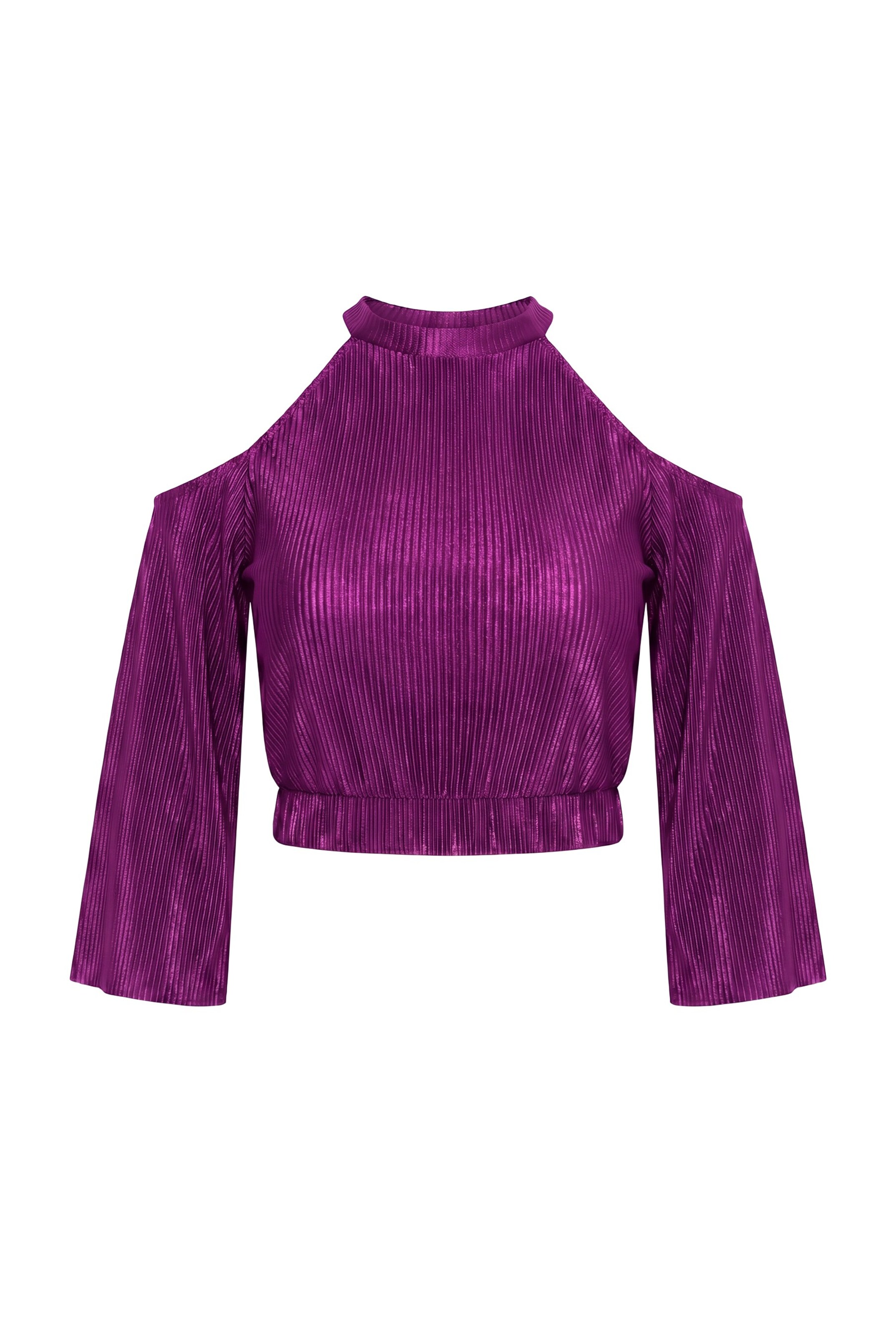 Ulla Popken Shirt in Lila: Vorderseite