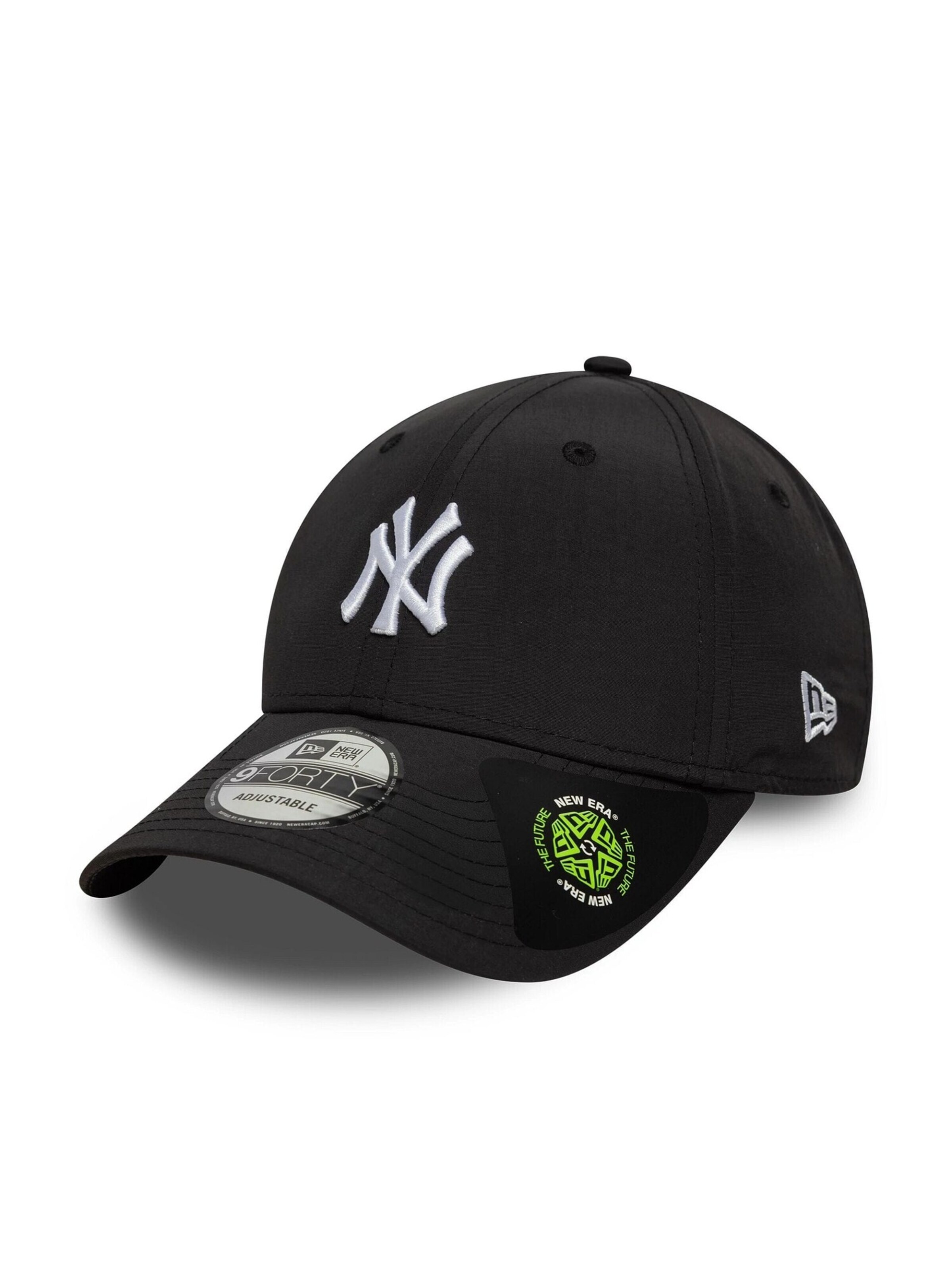 NEW ERA Athletic Cap '9FORTY New York Yankees MLB Recycled Midi' in Black: front