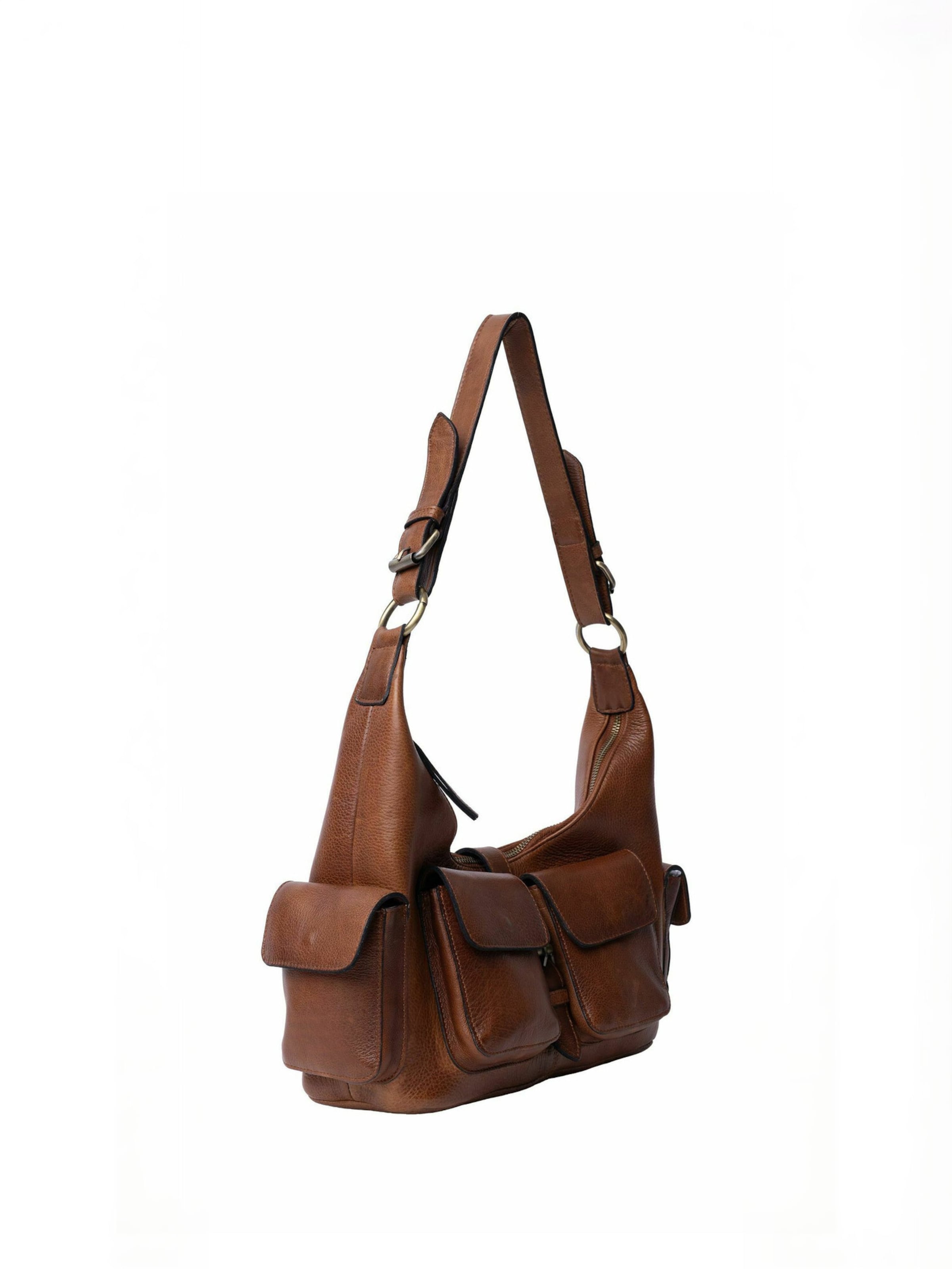 RE:DESIGNED Shopper ' Solvej ' in Brown: side