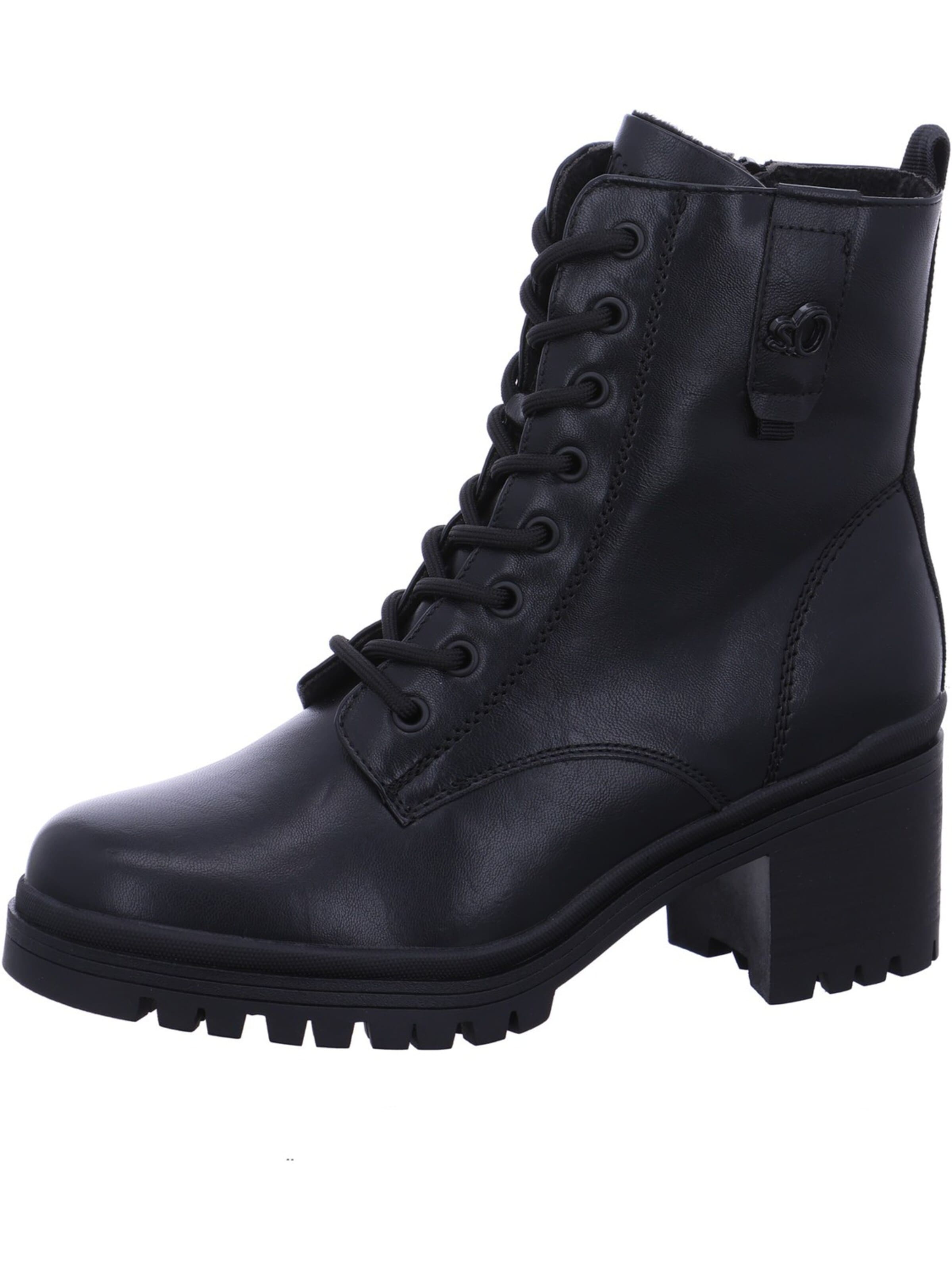 S. Oliver Ankle Boots‌‌‌ in Schwarz: Vorderseite