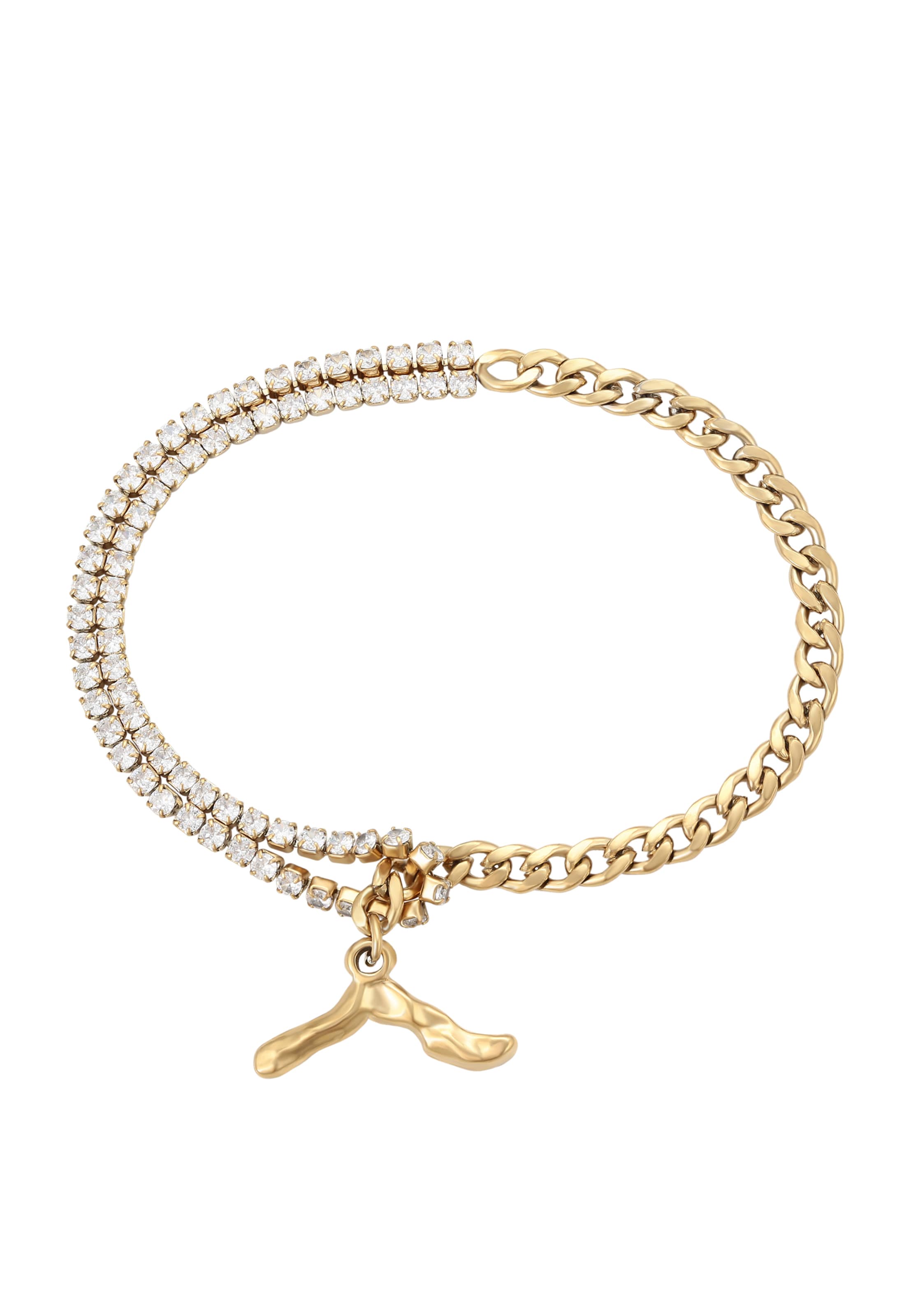 faina - Pulseira em ouro: frente