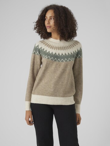 VERO MODA Sweater 'SIMONE ' in Grey: front