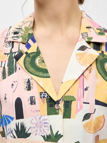 OBJECT Bluse 'OBJDiva Martha' i pink