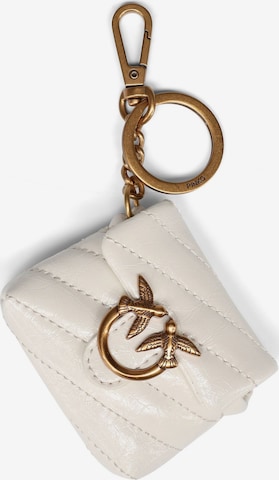 PINKO Case 'Airpods Love' in Weiß: Vorderseite