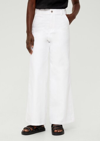 Wide Leg Jean s.Oliver en blanc : devant
