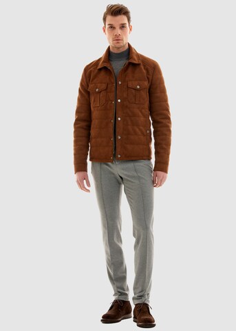 PIERRE CARDIN Tussenjas in Bruin