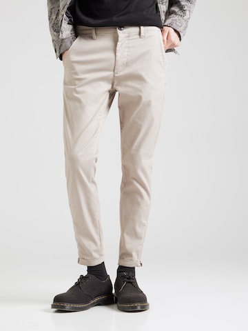 GABBA Tapered Chino in Beige: voorkant