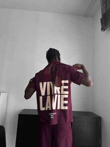 T-Shirt Kleidermafia en rouge